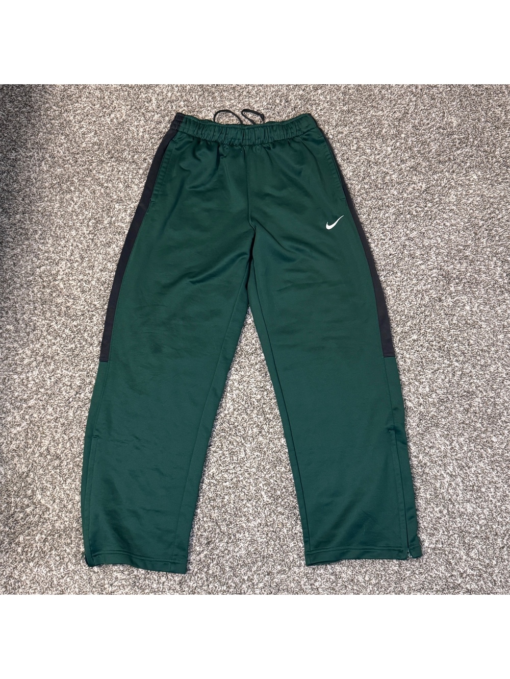Nike Dri-FIT Track Pants Green Black Men’s Medium Athletic Soccer Training